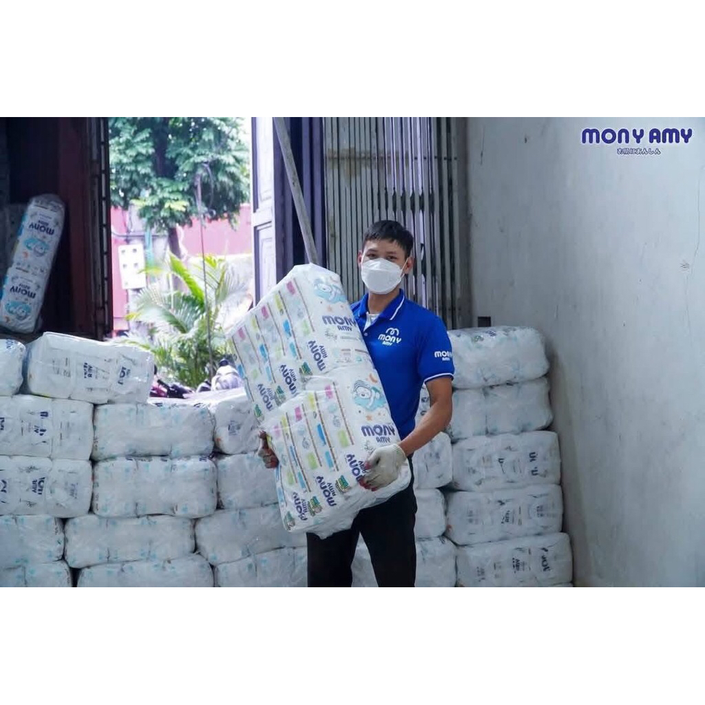 Bỉm Mony Amy Tã Quần Cho Bé – Siêu Mỏngg – Size M50/L50/Xl50/XXL50/XXXL50/4XL/5Xl– Giao Nhanh