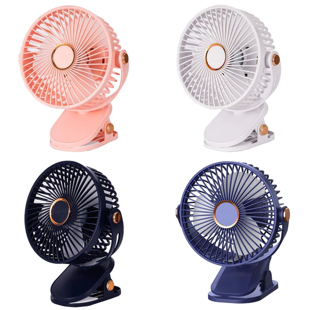 Quạt Mini Tích Điện Để Bàn Cực Mát, Quạt Tích Điện Mini Kẹp Bàn, Quạt Kẹp Xoay 720 độ Chắc Chắn Cho Dân Văn Phòng Hàng Đ