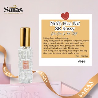 Nước Hoa Nữ Hương Thơm 6-8 tiếng Quyến Rũ, Thanh Lịch & Ngọt Ngào SR Rossy