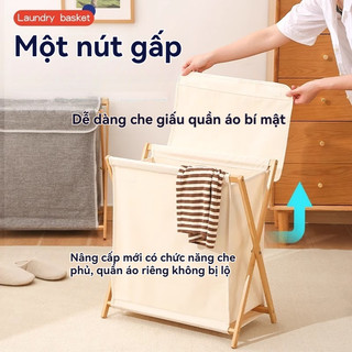 Giỏ đựng quần áo bẩn Giỏ Gấp Gọn Họa đựng đồ giặt Bẩn Đồ Giặt đựng đồ Giỏ kiệm không gian