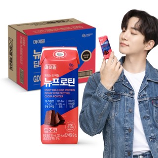 Sữa đạm pha sẵn DAESANG WELLIFE Mymeal Nu Protein deep choco vị socola thùng 30 hộp 190ml