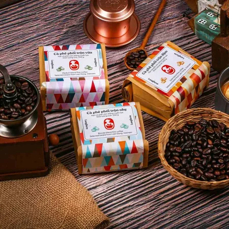 Cà phê bột đặc sản rang mộc Langfarm - Từ cao nguyên Lâm Đồng, công nghệ rang hot air từ IMF