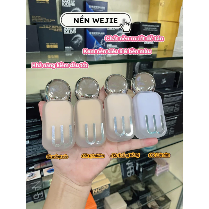 Kem nền Wejie Kem lót Wejie - Kem nền WJ kem lót WJ Kem nền siêu hot 2024