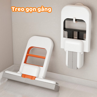 [BẢN CẢI TIẾN] Cây Lau Đa Năng Tự Vắt Thông Minh Chổi Lau Bàn Bếp Mini Lau Phòng Tắm Kính Xe Hơi Bóp Tay Life Plus- LB02