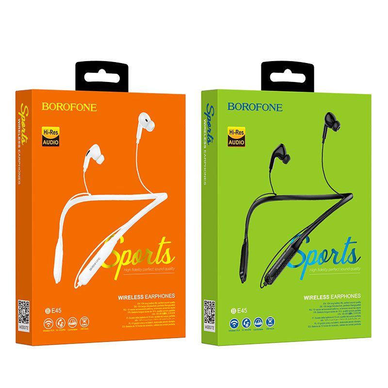 Tai Nghe Bluetooth Quàng Cổ Borofone Pin Cực Trâu, Chống Nước, Hỗ Trợ Thẻ Nhớ, Chống Ồn – PRAMI051