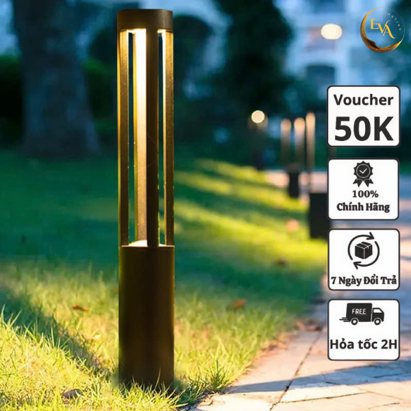Đèn sân vườn 4 tia EVA GN-CP60BK 10W đèn trang trí ngoại thất, đèn tiểu cảnh ngoài trời, Bảo hành 12 tháng