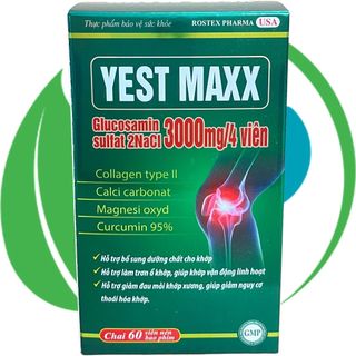 Yest Maxx Xanh Lá Chai 60 Viên - Rostex - Hải Dương - Vitamin Phục Hồi