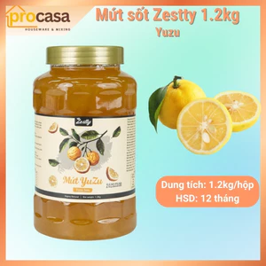 1.2kg Zestty - Mứt Yuzu Trái Cây – Yuzu Jam – Pha Trà, Soda, Kem, Bánh Ngọt - Nguyên liệu pha chế