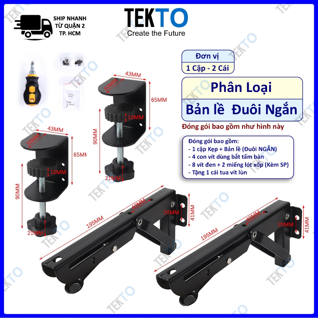 Tấm gỗ và Kẹp, Bản lề gập mở rộng bàn làm việc, tăng không gian để đồ - 132 | BigBuy360 - bigbuy360.vn