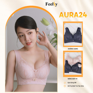 Áo Ngực 𝐅𝐞𝐞𝐥𝐬𝐲 Bra Định Hình Nâng Ngực Bản To Không Gọng Gọn Mỡ Lưng Nách Aura 24
