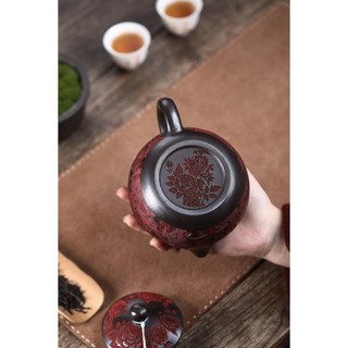 Ấm Trà Tử Sa Tây Thi Hoa Mai Đỏ 500ML