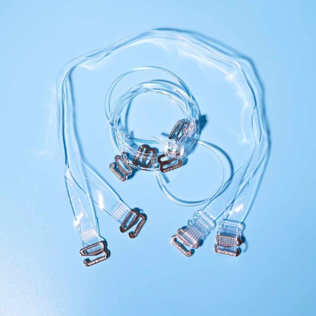 Dây áo ngực trong suốt mặc áp cup, áo quây, váy 2 dây Mèo BiKiNii.