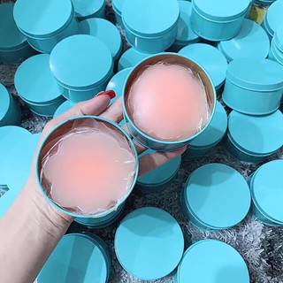 Miếng Dán Ngực Hình Tròn - Hộp 5 Cặp Miếng Dán Ti Silicon Siêu Dính Sử Dụng Nhiều Lần AMYBRA H02 - D306