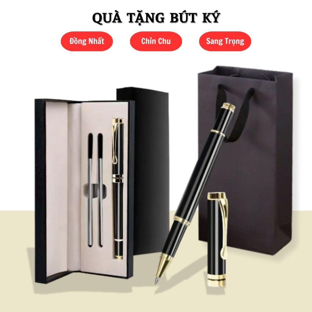 Set quà Bút ký kim loại quà tặng sinh nhật khách hàng, đối tác, thầy cô