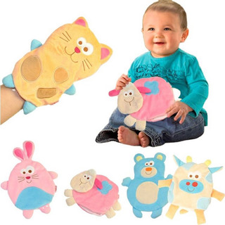 Rối tay âm thanh sột soạt ngộ nghĩnh cho bé vui chơi khám phá - Red Kite Hand Puppets