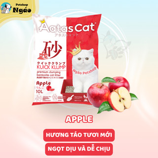 Cát đất sét  Aatas 10L - Cát đất sét Mèo đất sét Bentonite tự nhiên __ ĐẤT SÉT