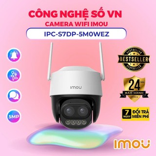 Camera Wifi Ngoài Trời Zoom 12X Chống Nước - IMOU Cruiser Z  S7DP-5M0WEZ 3K Siêu nét nhìn xa - BH Chính Hãng 2 Năm