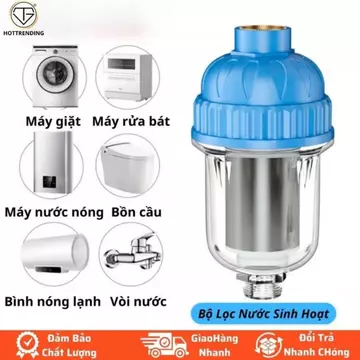 Bộ Lọc Nước Inox 316 PP lõi lọc tại vòi nước sinh hoạt gia đình bảo vệ sức khoẻ cho gia đình