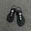 Giày Sandal quai hậu cao su thời trang nữ gắn charm đồng tiền và cỏ 4 lá đem lại may mắn QSHOES
