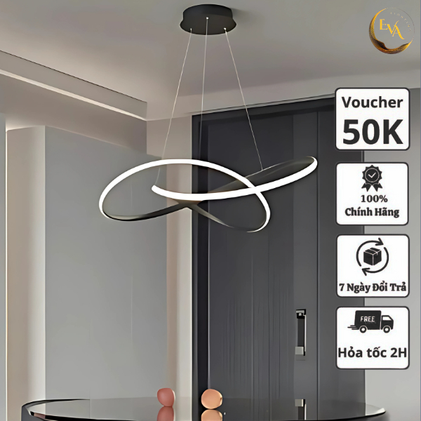 Đèn thả xoắn EVA APTH1248 hiện đại sang trọng trang trí phòng khách,phòng ngủ, phòng ăn bảo hành 12 tháng