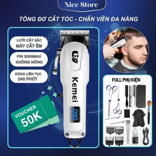 Tông Đơ Cắt Tóc Kemei KM809A PG Không Dây Chuyên Nghiệp Tông Đơ Cho Gia Đình Và Salon