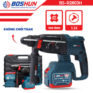 Máy Khoan Đục Bê Tông 3 Chức Năng Boshun BS-G2803H, Động Cơ Không Chổi Than