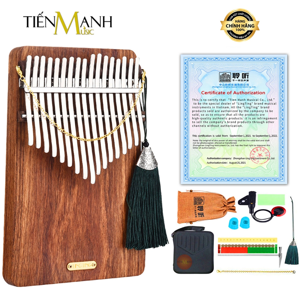 [Chính Hãng] Đàn Kalimba LingTing 17 Phím LT-K17P - Kèm Phụ Kiện ...