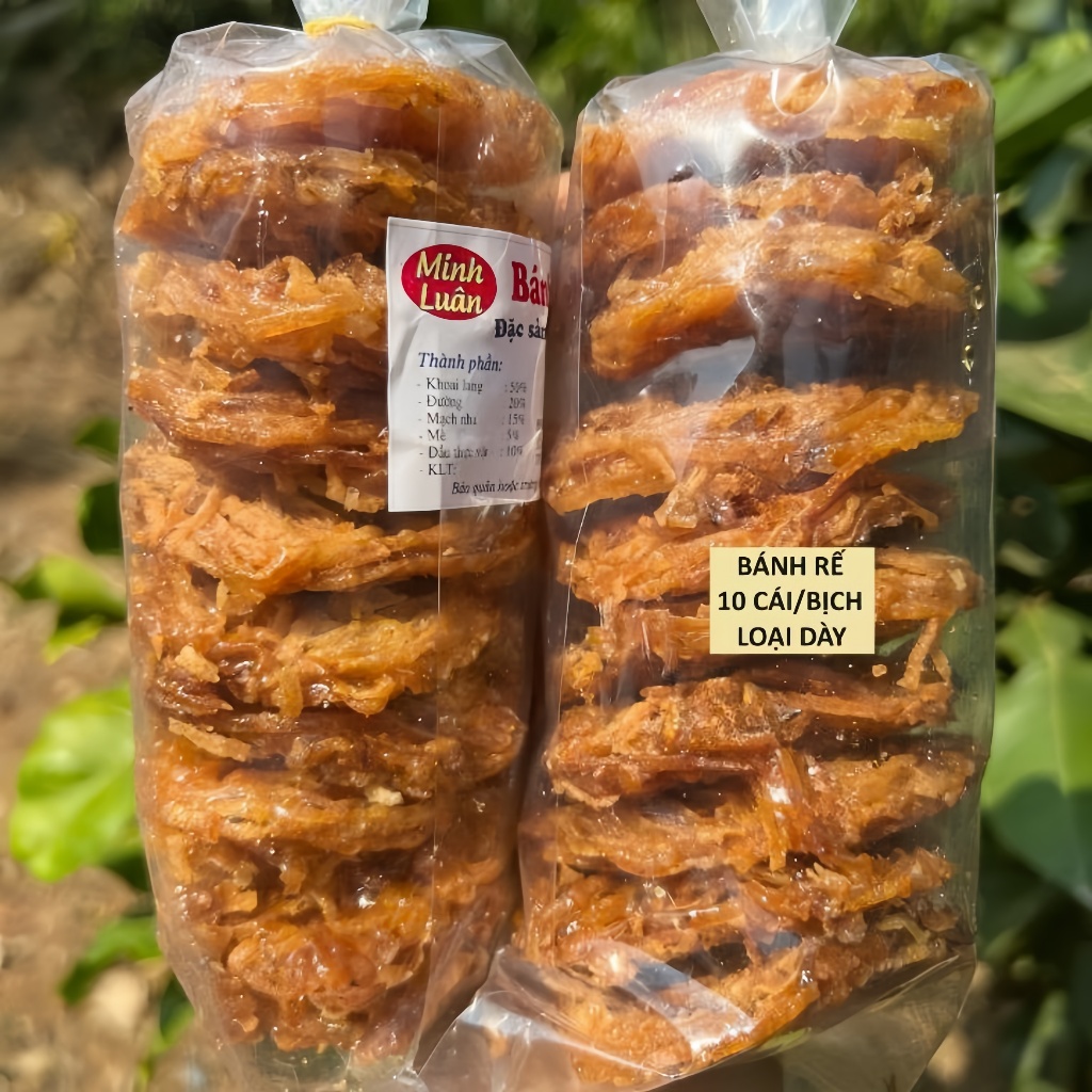 [Date Mới] 10 Cái/Bì Bánh Rế Dày Khuôn Size Nhỏ Giòn Rụm Đặc Sản Ngon ...