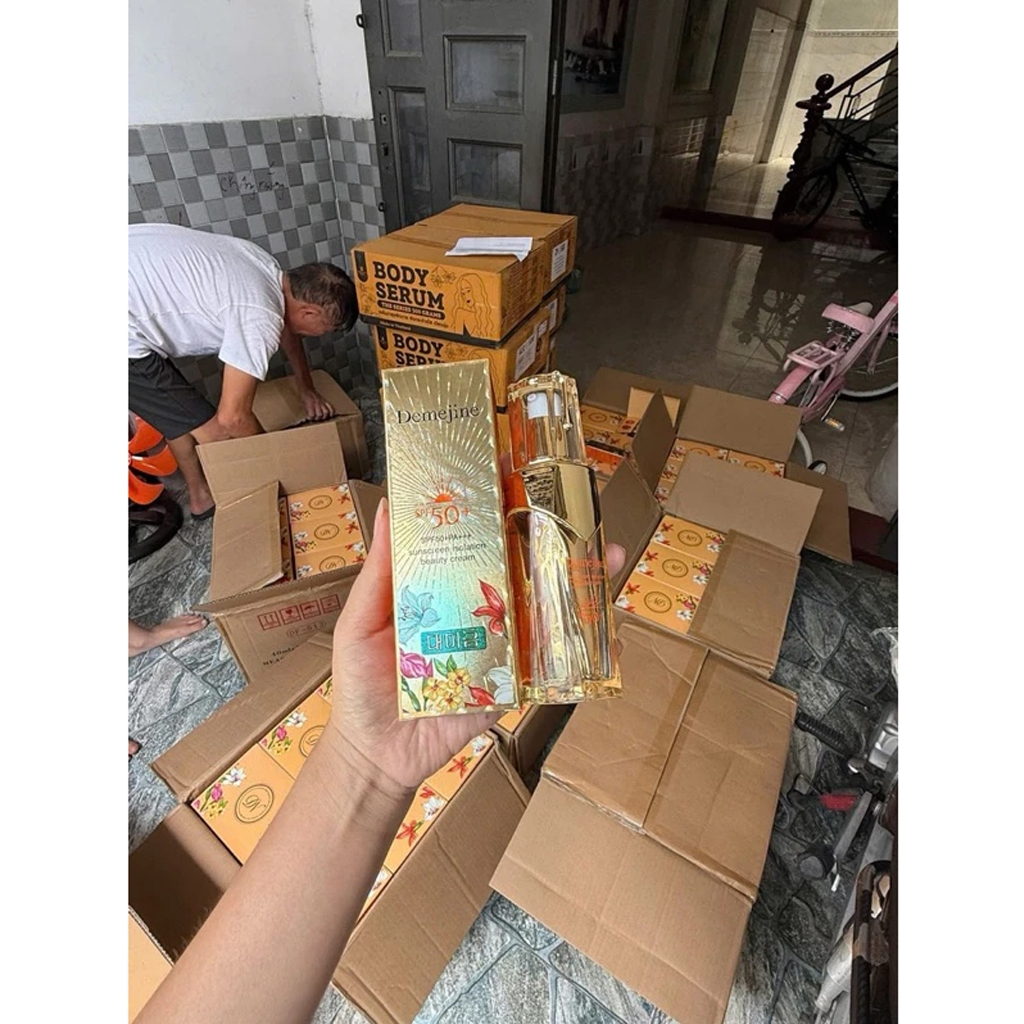 Kem Chống Nắng DEMEJINE 40ml và tuýp 25ml Chính hãng