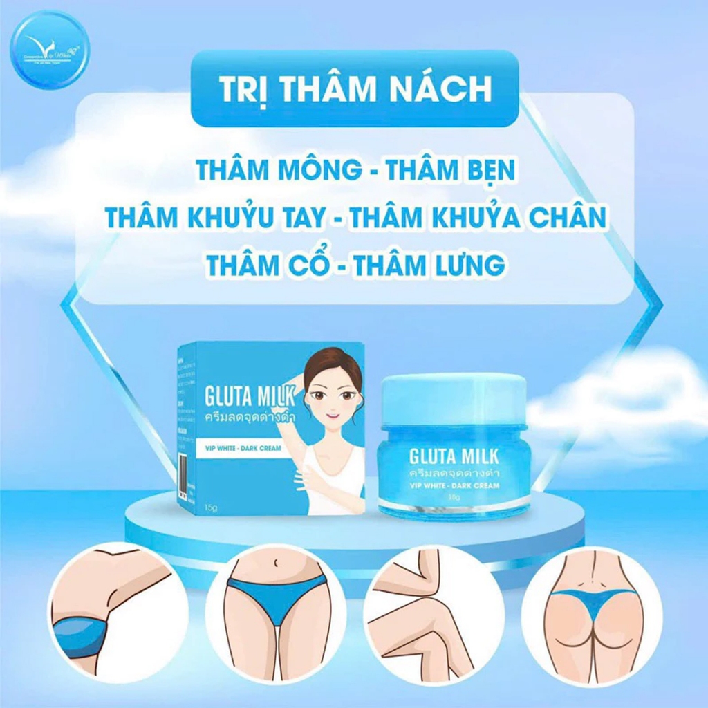Kem Thâm Nách Glutamlik Giúp Mờ Các Vùng Da Sạm 15gr