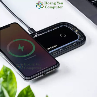 Đế Sạc Nhanh Không Dây Remax RP-W75 Đa Năng 2 In 1, Công Suất Total 30W - BH 12 Tháng - Hoàng Yến Computer