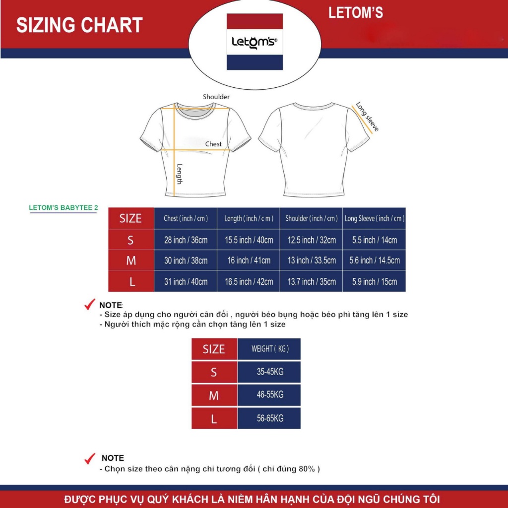 Áo Babytee Nữ Rip Cotton LeTom's, Form Ôm, Cotton Co Giãn, Nhiều Màu Basic, Không Bai Nhão