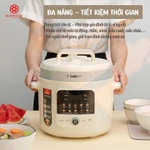 Nồi áp suất điện inox 304 Kalpen P5 HỎA TỐC 6L 1300W, nồi áp xuất điện đa năng, nồi hầm điện cao cấp — ảnh 7