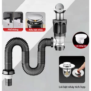 xiphong chậu rửa bát nắp cống ngăn mùi– Dễ lắp đặt, chống rò rỉ，Khử mùi，Chống côn trùng，Chống ăn mòn，Có sẵn