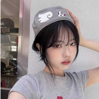 Mũ bảo hiểm xung quanh Idol aeae Thiết kế nhỏ Angel Wings thêu Camo Bóng chày Cap Sun Sun Hat Mũ lưỡi trai Mũ lưỡi trai