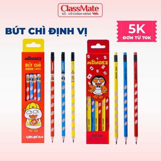 Bút Chì Gỗ Định Vị 2B CLASSMATE - Bút Chì Dễ Cầm Điều Chỉnh Tư Thế Viết Học Sinh Luyện Chữ Vẽ Phác Thảo Văn Phòng