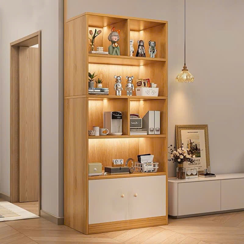 Kệ sách chữ U FOREST HOME, tủ decor nhiều tầng,tủ trưng bày trang trí chất liệu gỗ MDF cao cấp chống nước chống xước
