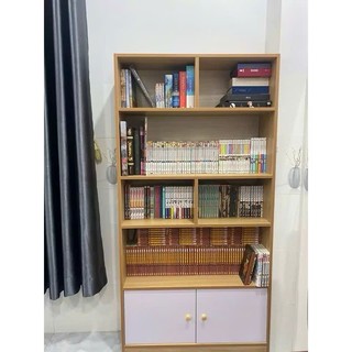 Kệ sách chữ U EcoWood, tủ decor nhiều tầng,tủ trưng bày trang trí chất liệu gỗ MDF cao cấp chống nước chống xước