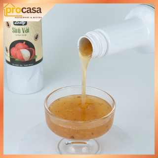 1kg Zestty - Siro Vải – Syrup Lychee – Nguyên Liệu Pha Chế Trà, Sinh Tố, Bánh Ngọt