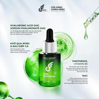 [Combo Sữa Rửa Mặt + Serum HA B5 + Gel Chấm Mụn + Kem Giảm Thâm Sau Mụn] - DAILY EFFECT (120ml + 30ml + 5g + 10g)