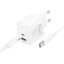 Bộ Sạc Nhanh HOCO CS54A 20W – Củ PD + Cáp Type-C to Type-C, Dùng Cho Android, iPad, Macbook Mini