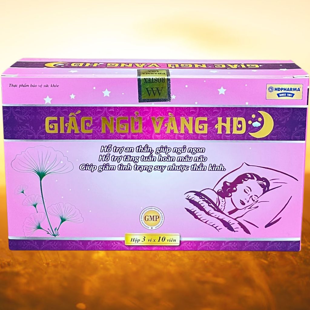 Giấc Ngủ Vàng HD Hồng - Rostex - Hải Dương - Vitamin Thanh Lọc