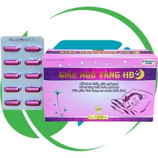 Combo 2 Hộp Giấc Ngủ Vàng HD Hồng - Rostex - Hải Dương - Vitamin Phục Hồi