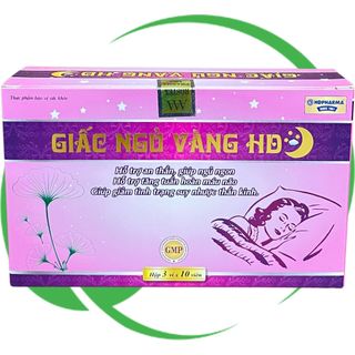 Combo 2 Hộp Giấc Ngủ Vàng HD Hồng - Rostex - Hải Dương - Vitamin Phục Hồi