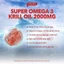 COMBO 2 HỘP - Dầu Nhuyễn Thể Siêu Omega 3 - Super Omega 3 Krill Oil 2000mg Eikenbi Nhật Bản - Hộp 60 viên