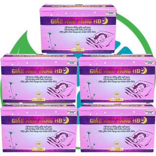 Combo 5 Hộp Giấc Ngủ Vàng HD Hồng - Rostex - Hải Dương - Vitamin Phục Hồi