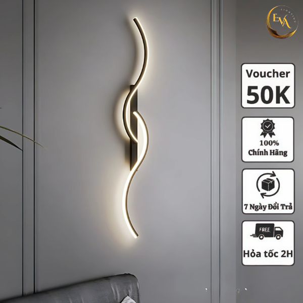 Đèn tường LED 3 chế độ ánh sáng EVA1014 phong cách hiện đại bảo hành 24 tháng