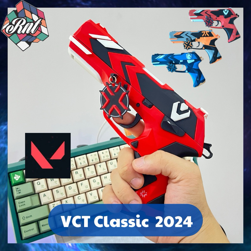Mô hình trưng bày VCT Classic 2024 Valorant in 3D các bộ phận có thể di ...