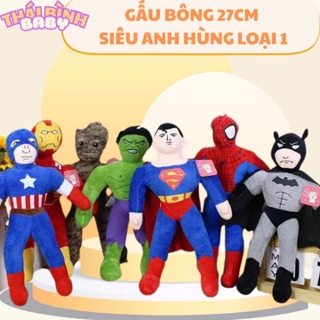 Gấu bông người nhện-gấu bông siêu nhân-gấu bông spiderman-gấu bông siêu nhân nhện-gấu bông batman