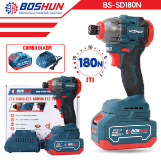 [Chính Hãng] Chuyên vít Boshun BS-SD180N Không Chổi Than, Dây đồng, Động cơ bền bỉ mạnh mẽ
